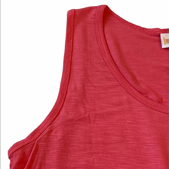 LuLaRoe TANK TOP Solid Coral NWT - Picture 6 of 16